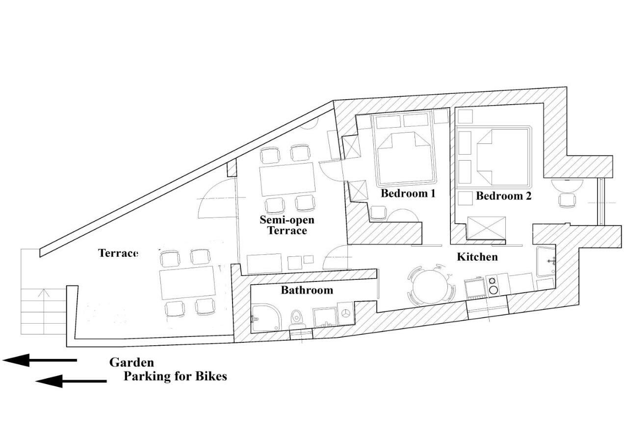 Apartment Alena + terrace + garden. Quiet center Jelsa  Exterior foto